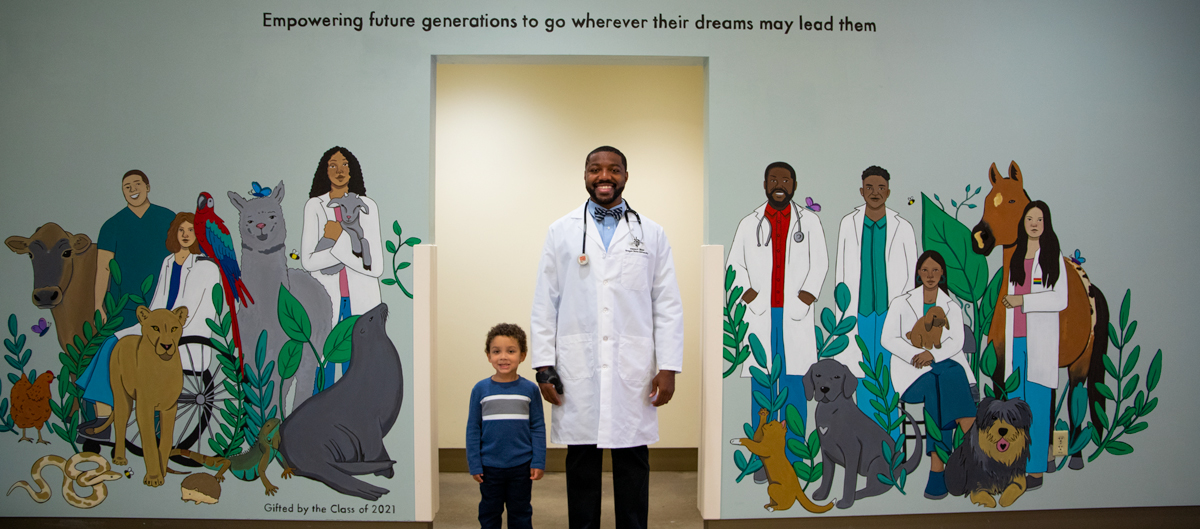 Dr. Masson Blow and son Maddix. 