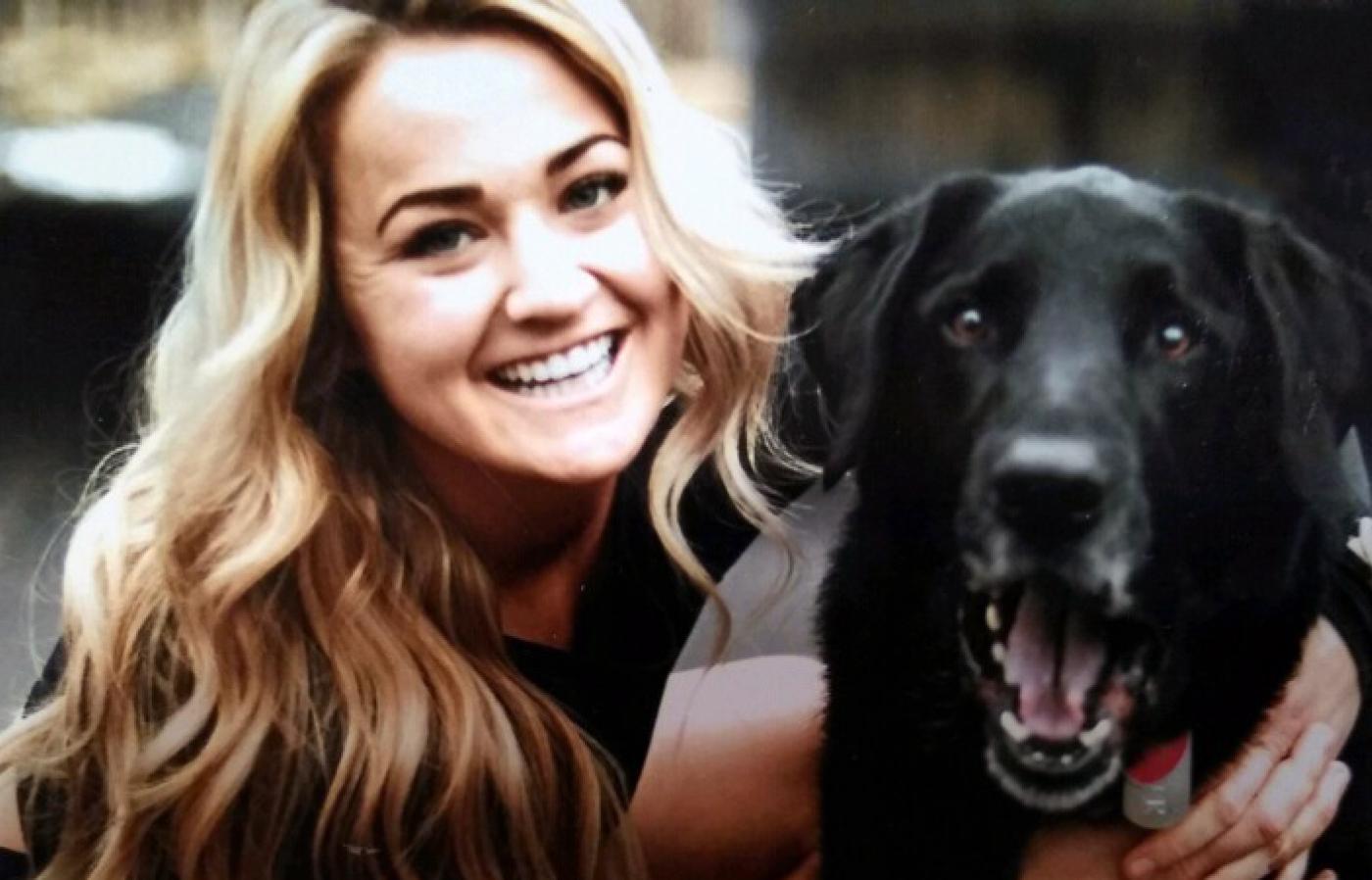 Dexter pictured with Alyssa Nitschelm