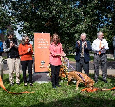 Magruder Hall ribbon-cutting ceremony