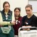 Dr. Katja Duesterdieck-Zellmer consults with the full team as she performs the ultrasound. 