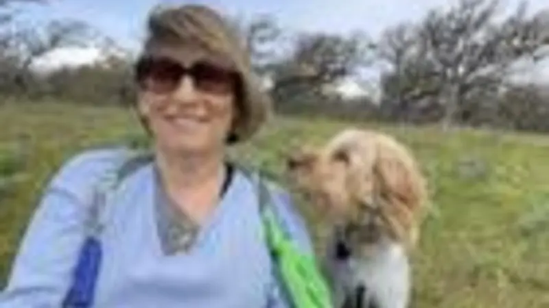 Dog with woman