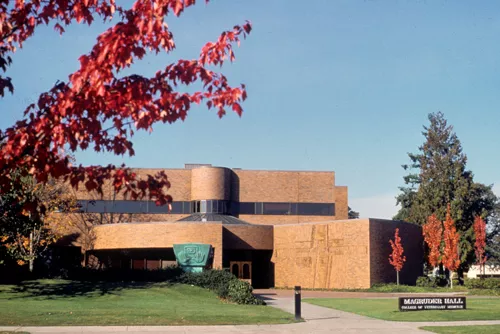 Magruder Hall before expansion