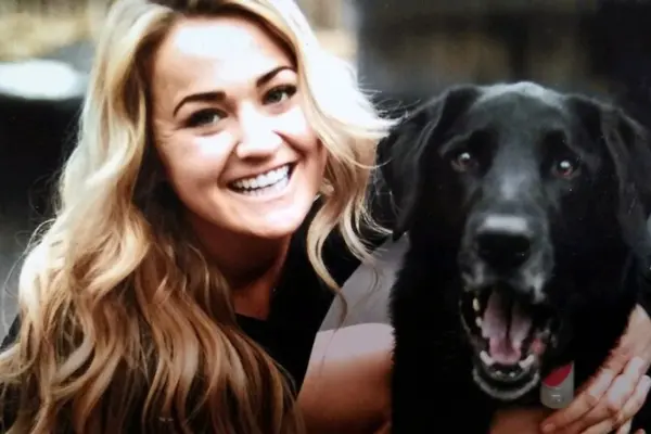 Dexter pictured with Alyssa Nitschelm