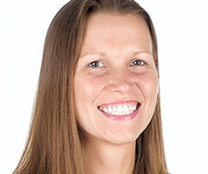 Cait smiling