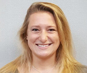 Woman smiling