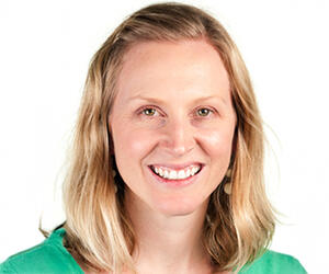 Woman smiling