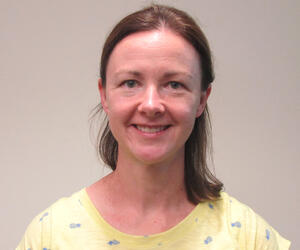 Woman smiling