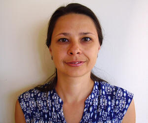 Woman smiling