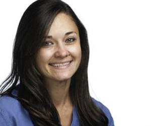 Woman smiling