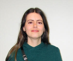 Portrait of person with white background. 